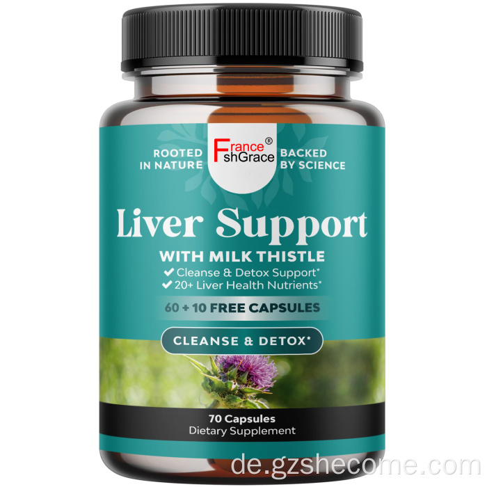 Leberentgiftungskapseln Antioxidantienunterstützung Leberergänzung